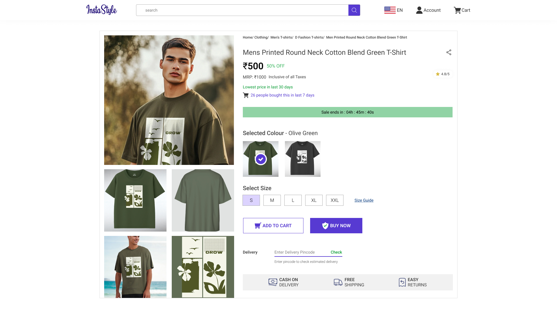 High-fidelity mockups showing the redesigned interface