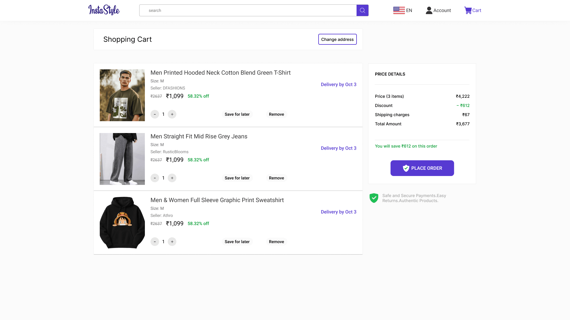 High-fidelity mockups showing the redesigned interface