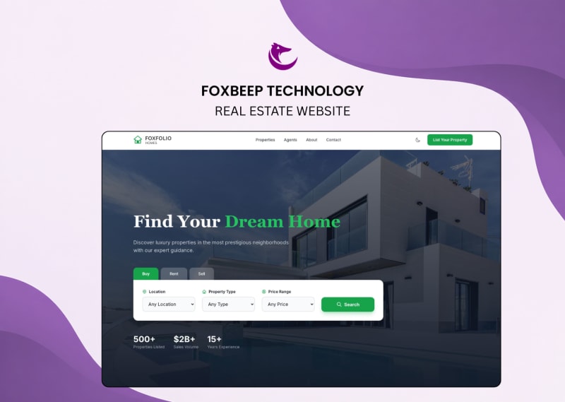 Real Estate Website Development