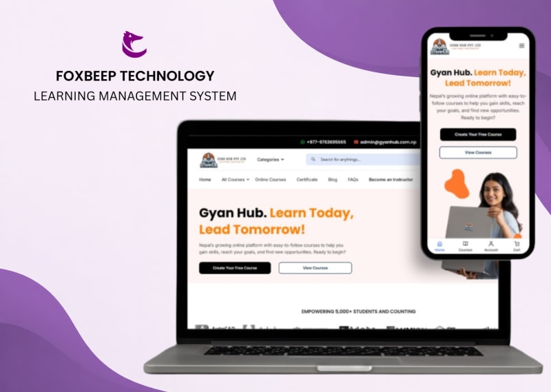 Learning Management System or E-Learning Website Development