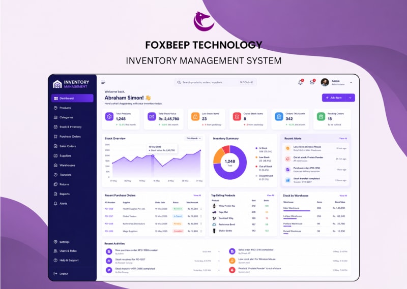 Inventory & Warehouse Management System
