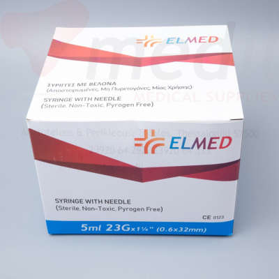 ΣΥΡΙΓΓΑ ELMED 5ml, 23Gx1'1/2