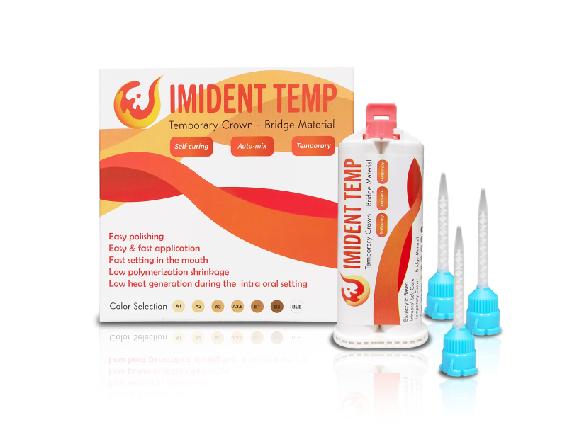 IMIDENT TEMP CARTIDGE 1:1 CROWN & BRIDGE SELF CURE BISACLYL