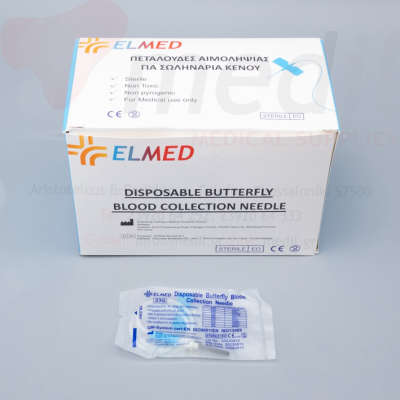 ΠΕΤΑΛΟΥΔΑ ELMED ΤΥΠΟΥ VACUTAINER (23G 3/4'' X 7'') 