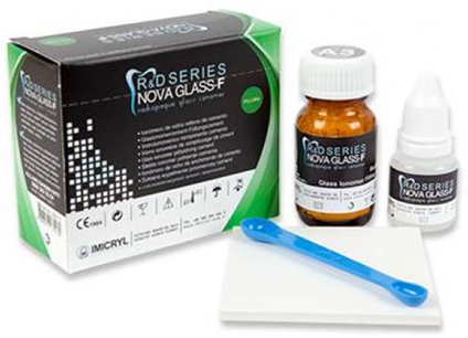 NOVA GLASS F A2 - Υαλοιονομερής Αποκατάστασης - 35 g + 15 ml - (NOF02)