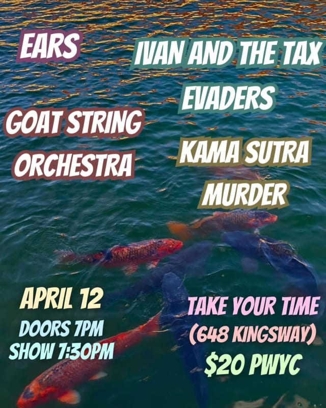 Poster — Take Your Time — Apr 12