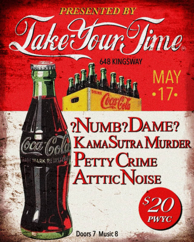 Poster — Take Your Time — May 17