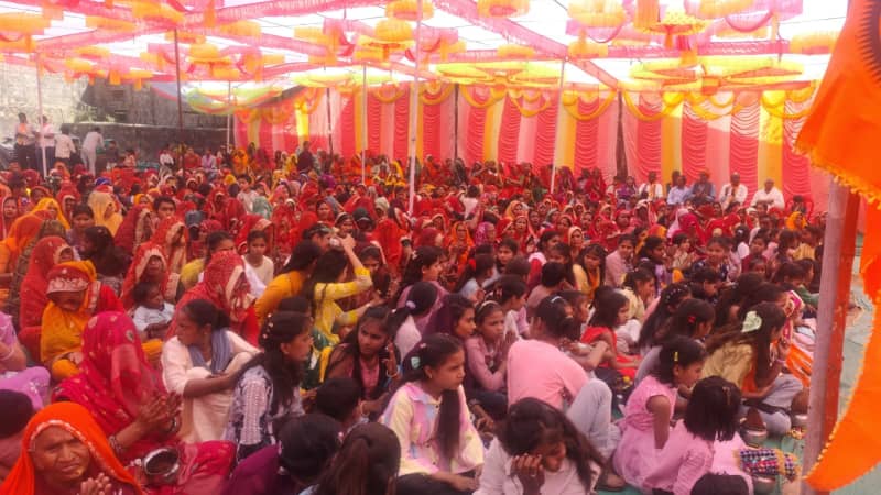 खंडार के बहराउण्डा खुर्द में विराट हिंदू सम्मेलन