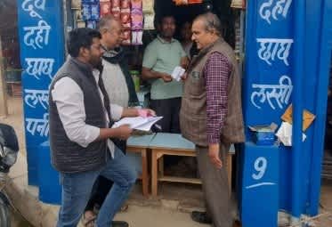 राहोली बाजार में प्लास्टिक मुक्त अभियान