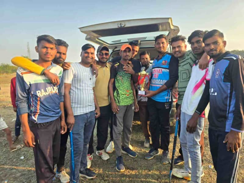 घाटाखेड़ी क्रिकेट टूर्नामेंट में हरनावदाशाहजी की शानदार जीत