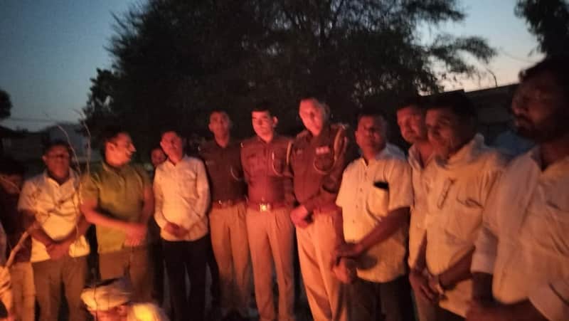 बागोड़ा में मेघवाल समाज ने परंपरागत रीति से किया होलिका दहन