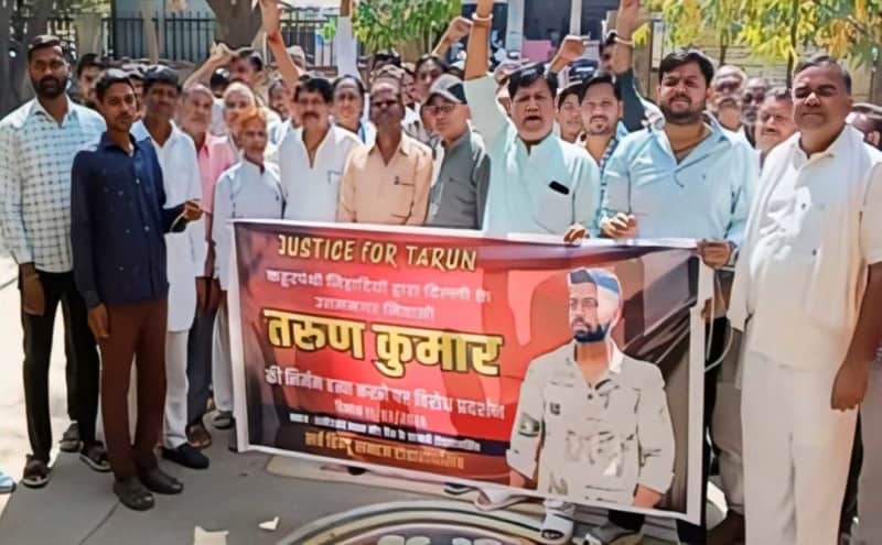 तरुण कुमार हत्याकांड पर टोडारायसिंह में सर्व समाज का प्रदर्शन
