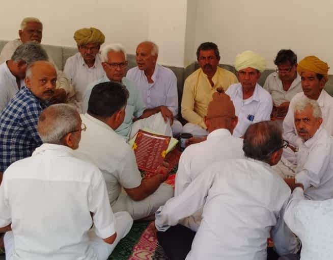 रानीवाड़ा में पीपाजी जयंती आयोजन को लेकर बैठक सम्पन्न हुई
