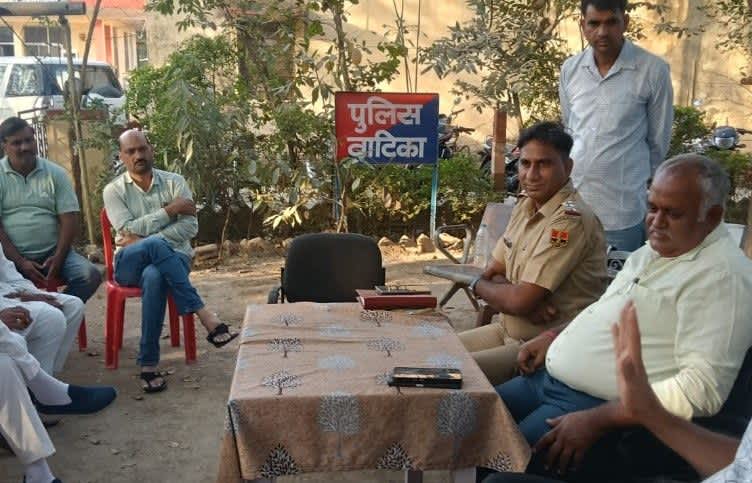 मांगरोल थाने में त्योहारों को लेकर सीएलजी बैठक संपन्न हुई