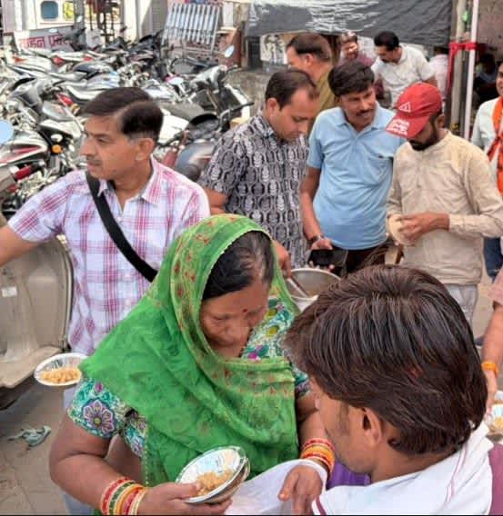 बारां में नवरात्रि समापन पर भव्य महाप्रसादी वितरण कार्यक्रम आयोजित