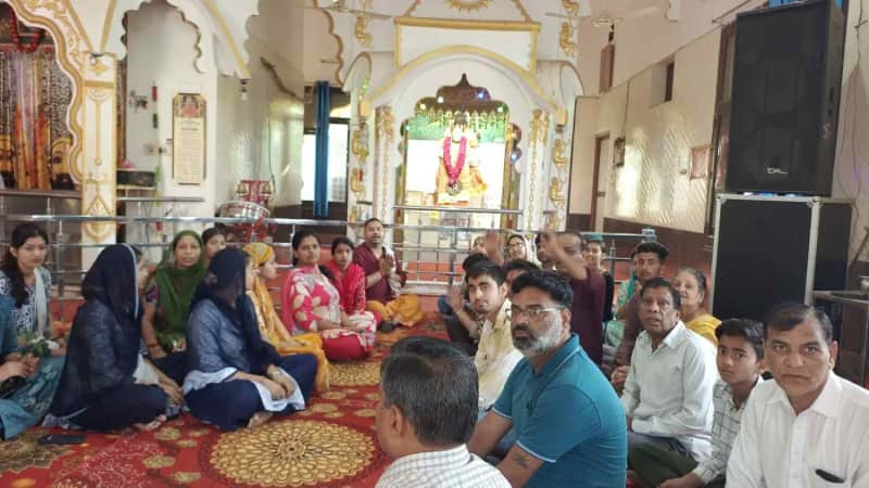 श्रीगंगानगर में हनुमान जयंती पर भव्य चालीसा पाठ और लंगर आयोजन
