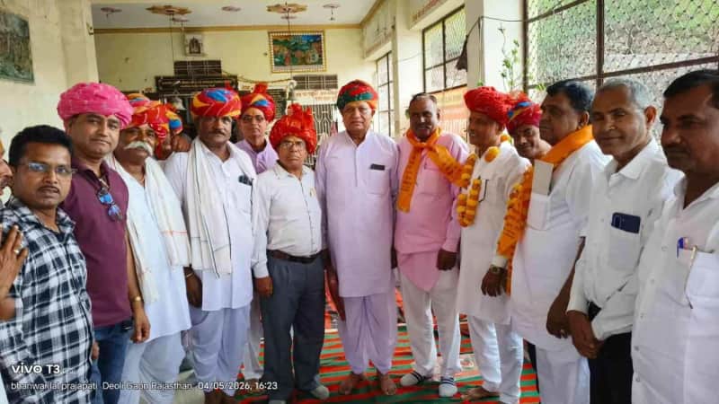 बीसलपुर श्रीयादे मंदिर समिति की नई कार्यकारिणी तीन वर्ष के लिए गठित