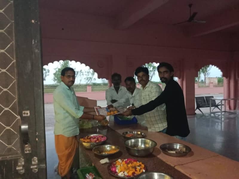 मांगरोल पाडलिया में तेजाजी महाराज प्राण प्रतिष्ठा पोस्टर विमोचन कार्यक्रम