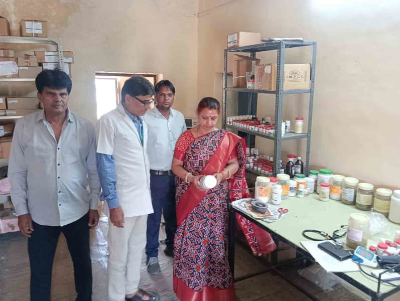 बकानी आयुष चिकित्सालय का डॉ अंजना शर्मा ने किया निरीक्षण