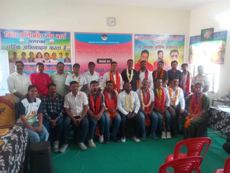 मांगरोल जिला वॉलीबॉल संघ चुनाव में पदाधिकारी निर्विरोध चुने गए