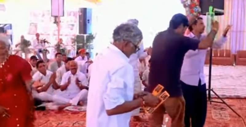 मकराना भागवत कथा में श्रीकृष्ण जन्मोत्सव पर श्रद्धालु झूमे भावविभोर