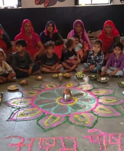 कुहाड़ा बुजुर्ग में पोषण पखवाड़ा कार्यक्रम से जागरूकता बढ़ी