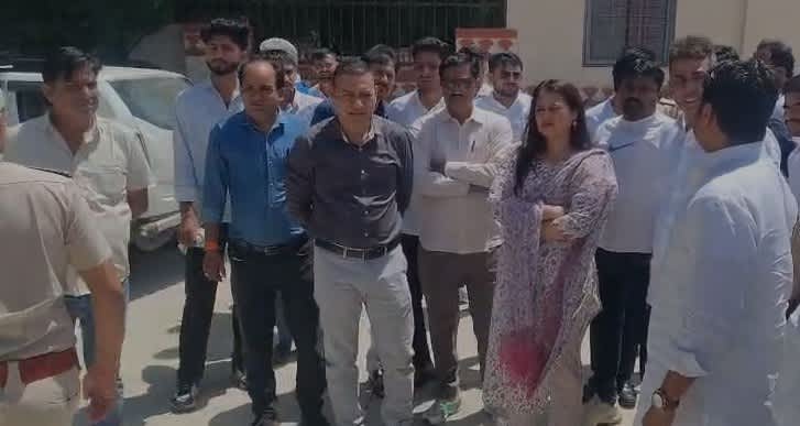 टोंक में भाजपा सभा को लेकर तैयारियों का जायजा लिया