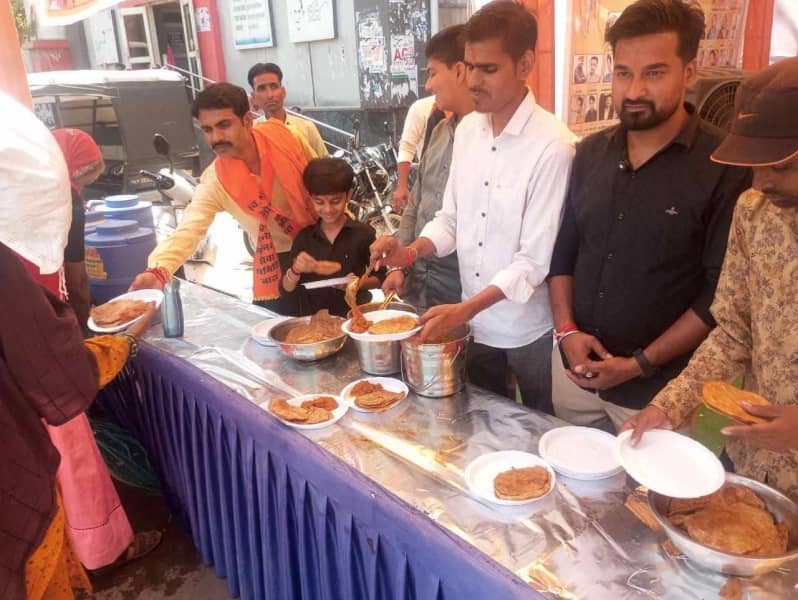 बारां में सेवा समिति ने मनाया 71वां जन्मदिन स्थापना दिवस