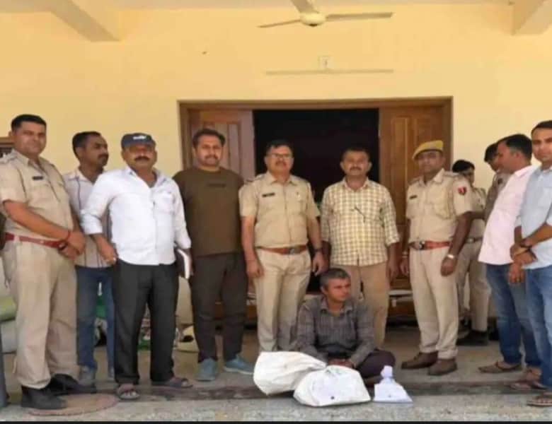 बागोड़ा में ANTF पुलिस की कार्रवाई तस्कर गिरफ्तार अफीम बरामद
