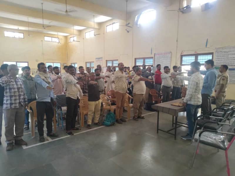 मांगरोल में धरती माता बचाओ अभियान के तहत कृषक गोष्ठी आयोजन