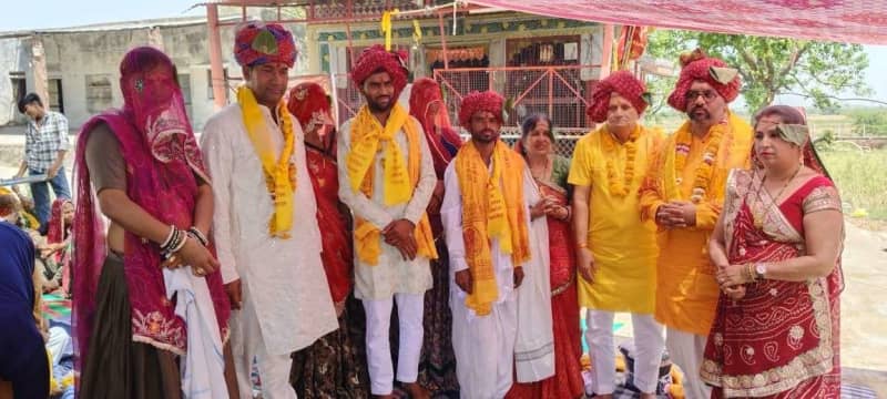 चारनेट में श्री दर्रा बालाजी मंदिर का भूमि पूजन सम्पन्न