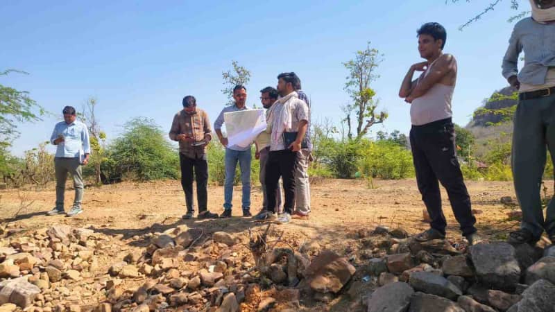 लटिया नाले सुधार हेतु जल संसाधन विभाग ने किया निरीक्षण