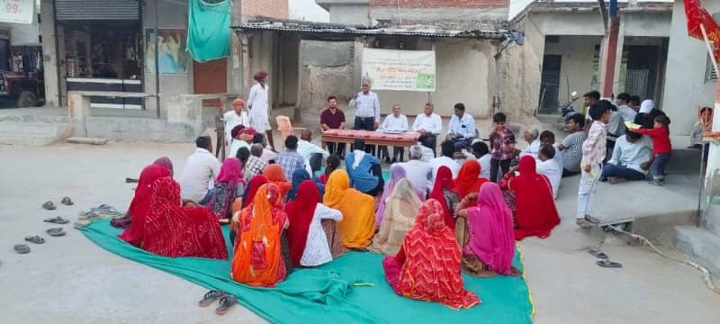 मालपुरा गणवर गांव में किसान वैज्ञानिक संवाद, जैविक खेती प्रोत्साहन