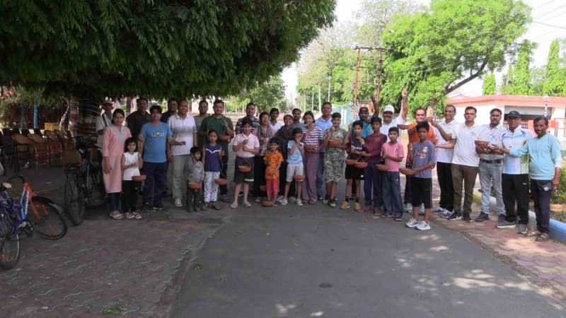 अविकानगर में खेलो इंडिया साइक्लिंग दौड़ कार्यक्रम का सफल आयोजन