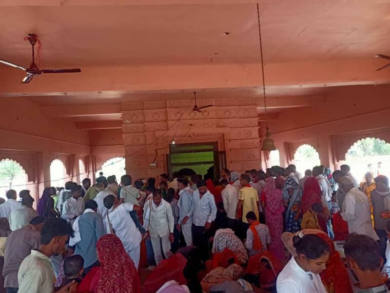 भटवाड़ा के मूंडया गणेश मंदिर में धड़ पूजन की अनोखी परंपरा
