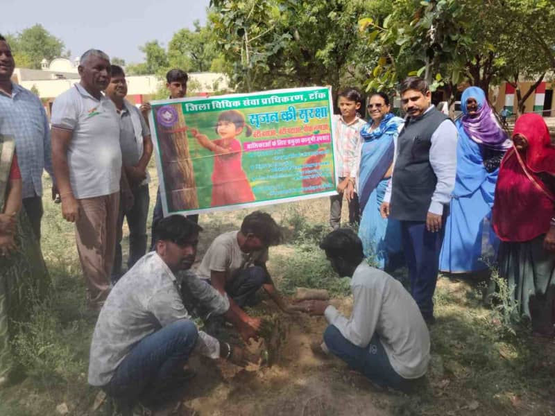 सोहेला में बालिकाओं के जन्म पर वृक्षारोपण कार्यक्रम आयोजित