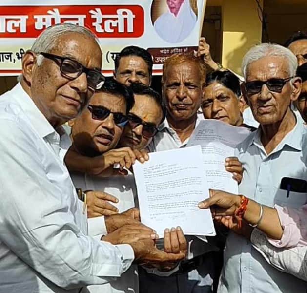 भींडर में जैन समाज की मौन रैली, संत सुरक्षा मांग