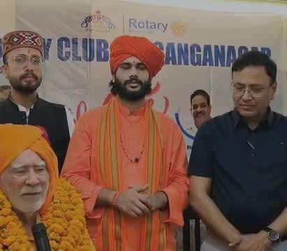 पद्मश्री स्वामी ब्रह्मदेव का श्रीगंगानगर में भव्य स्वागत समारोह