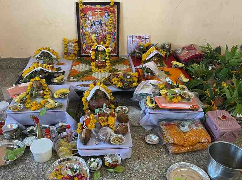 बहरावण्डा कला में भागवत कथा, उमड़ी श्रद्धालुओं की आस्था