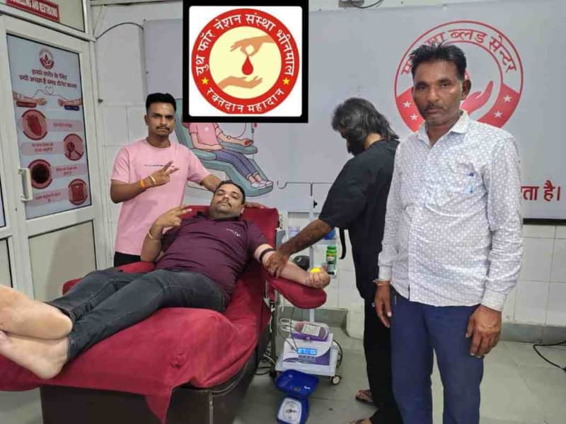 रात में रक्तदान कर भँवरलाल ने बचाई प्रसूता की जान
