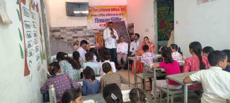 बूंदी चित्रकला शिविर में बच्चों ने दिखाई रचनात्मक प्रतिभा