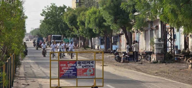 मकराना पुलिस ने साइकिलिंग कर फिटनेस का संदेश दिया