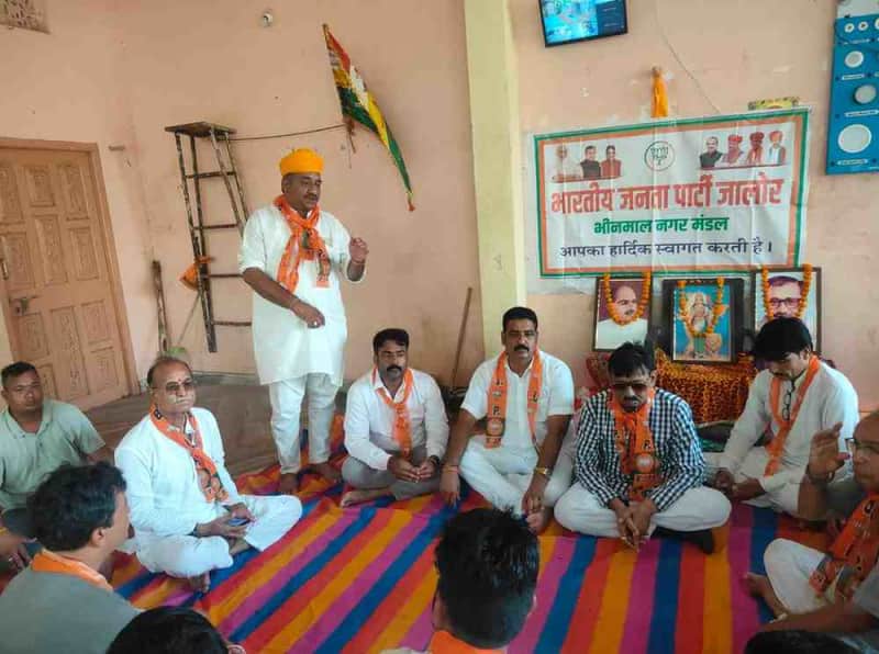 भीनमाल में रमेश सोनी का भाजपा कार्यकर्ताओं ने किया सम्मान