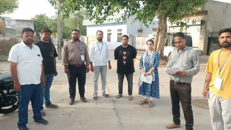 जनगणना 2027 कार्य का प्रशासनिक अधिकारी ने किया निरीक्षण