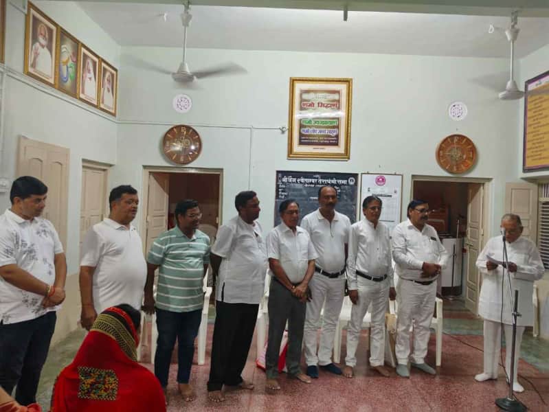 जैन तेरापंथ सभा बोरावड़ की नई कार्यकारिणी ने शपथ