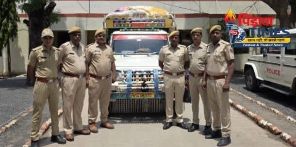 पिडावा पुलिस ने 890 किलो अफीम डोडा चूरा किया जब्त