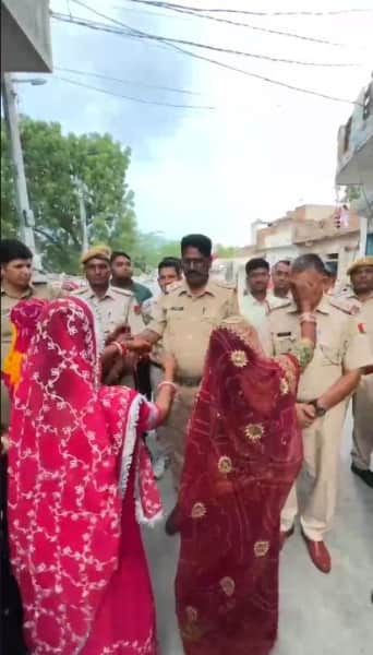 मकराना पुलिस ने सफाईकर्मी की बहनों की शादी में भरा मायरा