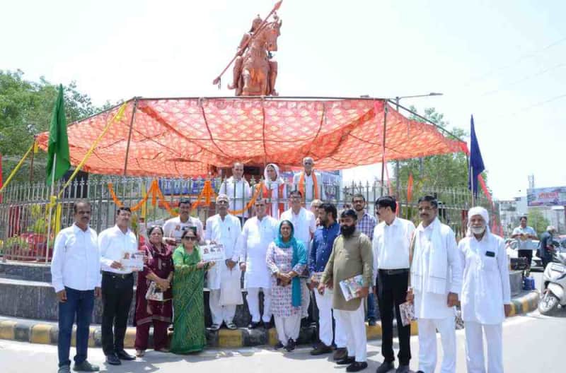 लोक सेवा मंच ने महाराणा प्रताप जयंती पर दी श्रद्धांजलि
