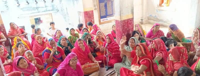 दुर्गा अष्टमी पर चौथ माता मंदिर में भक्ति संग महाआरती संपन्न