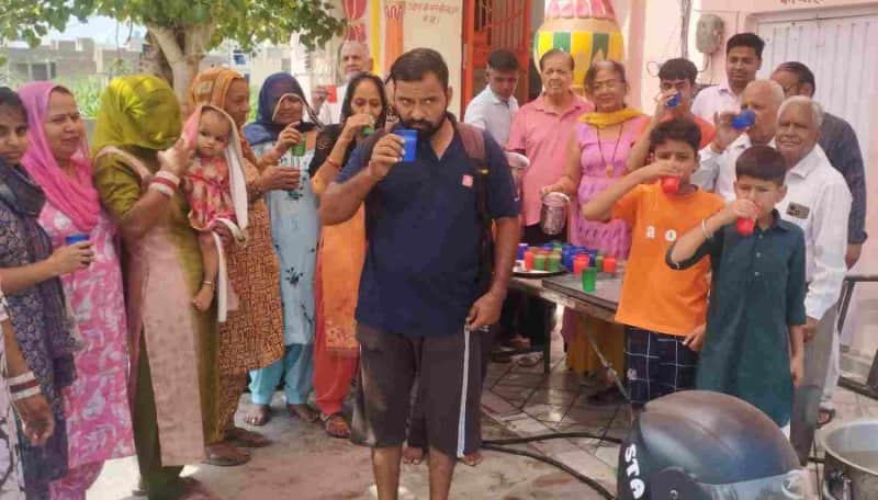 निर्जला एकादशी पर पावन धाम में छबील, भंडारा आयोजन